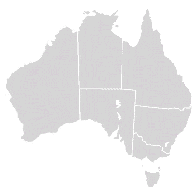 Australia map with TOA Global