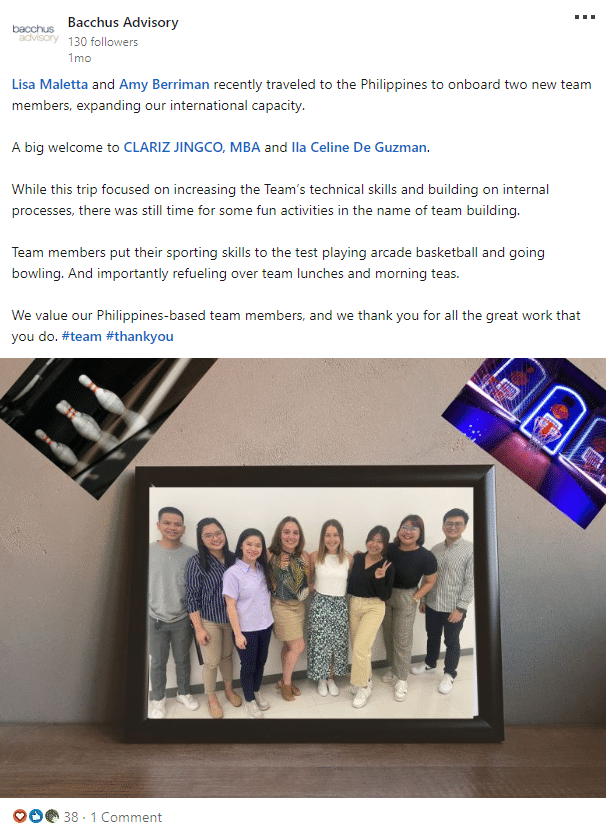 ab2 graduates bacchus advisory linkedin