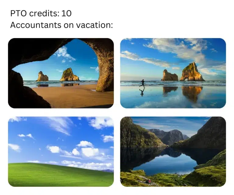 accountant vacation humor memes
