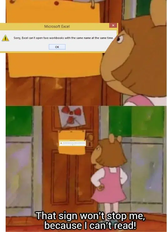 accounting funny excel errors