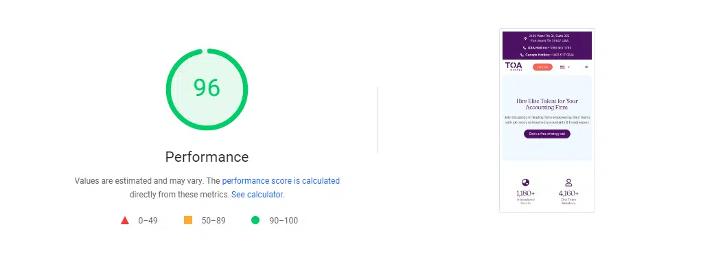 Improve page load speed