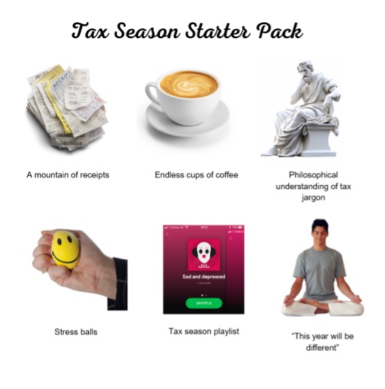 Picture3 atax season starter pack tax jokes memes