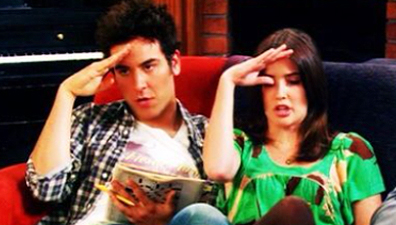 Ted Mosby and Robin Scherbatsky salute after hearing “General Knowledge,” a meme often used in CPA jokes involving “General Ledger”.