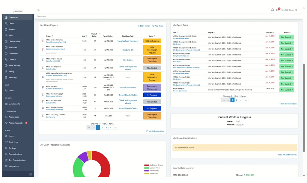 Firm360 Key Features